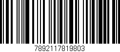Código de barras (EAN, GTIN, SKU, ISBN): '7892117819803'