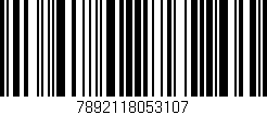 Código de barras (EAN, GTIN, SKU, ISBN): '7892118053107'