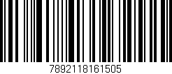 Código de barras (EAN, GTIN, SKU, ISBN): '7892118161505'