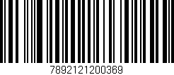 Código de barras (EAN, GTIN, SKU, ISBN): '7892121200369'