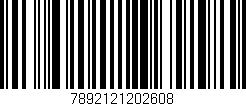 Código de barras (EAN, GTIN, SKU, ISBN): '7892121202608'
