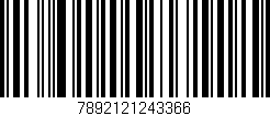 Código de barras (EAN, GTIN, SKU, ISBN): '7892121243366'