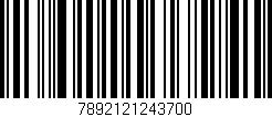Código de barras (EAN, GTIN, SKU, ISBN): '7892121243700'