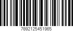 Código de barras (EAN, GTIN, SKU, ISBN): '7892125451965'