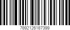 Código de barras (EAN, GTIN, SKU, ISBN): '7892126187399'