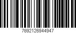 Código de barras (EAN, GTIN, SKU, ISBN): '7892126944947'
