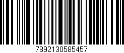 Código de barras (EAN, GTIN, SKU, ISBN): '7892130585457'