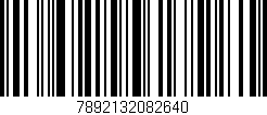 Código de barras (EAN, GTIN, SKU, ISBN): '7892132082640'
