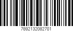 Código de barras (EAN, GTIN, SKU, ISBN): '7892132082701'