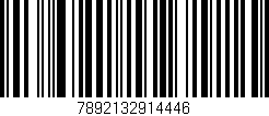 Código de barras (EAN, GTIN, SKU, ISBN): '7892132914446'