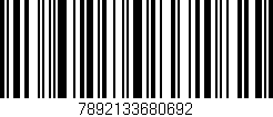 Código de barras (EAN, GTIN, SKU, ISBN): '7892133680692'
