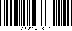 Código de barras (EAN, GTIN, SKU, ISBN): '7892134286381'