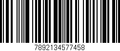 Código de barras (EAN, GTIN, SKU, ISBN): '7892134577458'