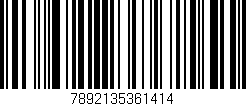 Código de barras (EAN, GTIN, SKU, ISBN): '7892135361414'