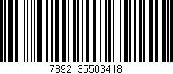 Código de barras (EAN, GTIN, SKU, ISBN): '7892135503418'