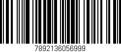 Código de barras (EAN, GTIN, SKU, ISBN): '7892136056999'