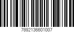 Código de barras (EAN, GTIN, SKU, ISBN): '7892136601007'