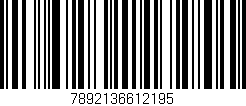 Código de barras (EAN, GTIN, SKU, ISBN): '7892136612195'