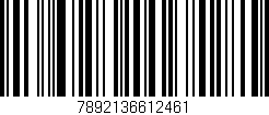 Código de barras (EAN, GTIN, SKU, ISBN): '7892136612461'