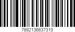Código de barras (EAN, GTIN, SKU, ISBN): '7892136637310'