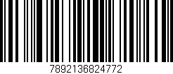 Código de barras (EAN, GTIN, SKU, ISBN): '7892136824772'
