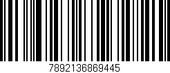 Código de barras (EAN, GTIN, SKU, ISBN): '7892136869445'