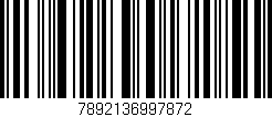 Código de barras (EAN, GTIN, SKU, ISBN): '7892136997872'