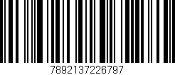Código de barras (EAN, GTIN, SKU, ISBN): '7892137226797'