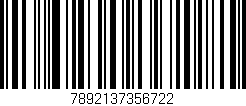 Código de barras (EAN, GTIN, SKU, ISBN): '7892137356722'