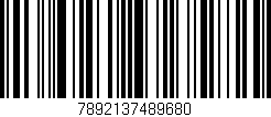 Código de barras (EAN, GTIN, SKU, ISBN): '7892137489680'