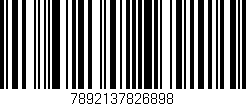 Código de barras (EAN, GTIN, SKU, ISBN): '7892137826898'