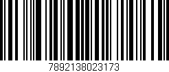Código de barras (EAN, GTIN, SKU, ISBN): '7892138023173'