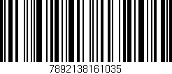 Código de barras (EAN, GTIN, SKU, ISBN): '7892138161035'