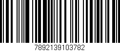 Código de barras (EAN, GTIN, SKU, ISBN): '7892139103782'