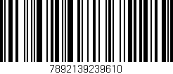 Código de barras (EAN, GTIN, SKU, ISBN): '7892139239610'