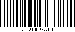 Código de barras (EAN, GTIN, SKU, ISBN): '7892139277209'