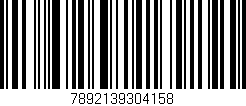 Código de barras (EAN, GTIN, SKU, ISBN): '7892139304158'