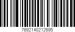 Código de barras (EAN, GTIN, SKU, ISBN): '7892140212695'