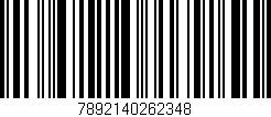 Código de barras (EAN, GTIN, SKU, ISBN): '7892140262348'