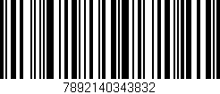 Código de barras (EAN, GTIN, SKU, ISBN): '7892140343832'