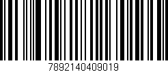 Código de barras (EAN, GTIN, SKU, ISBN): '7892140409019'