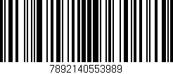 Código de barras (EAN, GTIN, SKU, ISBN): '7892140553989'
