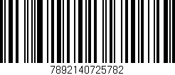 Código de barras (EAN, GTIN, SKU, ISBN): '7892140725782'