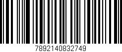 Código de barras (EAN, GTIN, SKU, ISBN): '7892140832749'