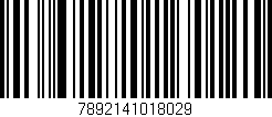 Código de barras (EAN, GTIN, SKU, ISBN): '7892141018029'