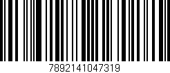 Código de barras (EAN, GTIN, SKU, ISBN): '7892141047319'