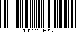 Código de barras (EAN, GTIN, SKU, ISBN): '7892141105217'