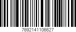 Código de barras (EAN, GTIN, SKU, ISBN): '7892141106627'