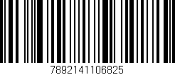 Código de barras (EAN, GTIN, SKU, ISBN): '7892141106825'