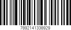 Código de barras (EAN, GTIN, SKU, ISBN): '7892141338929'